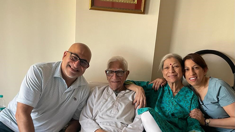 Vikram Karnani and family